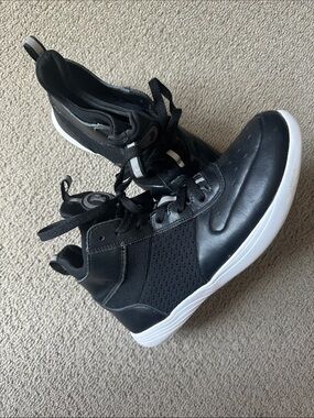 Pastry Black and White High-Top Sneakers